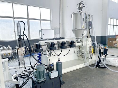 最新の会社の事例について Automatic PPR Pipe Extrusion Line for Municipal Infrastructure Water Pipeline Production