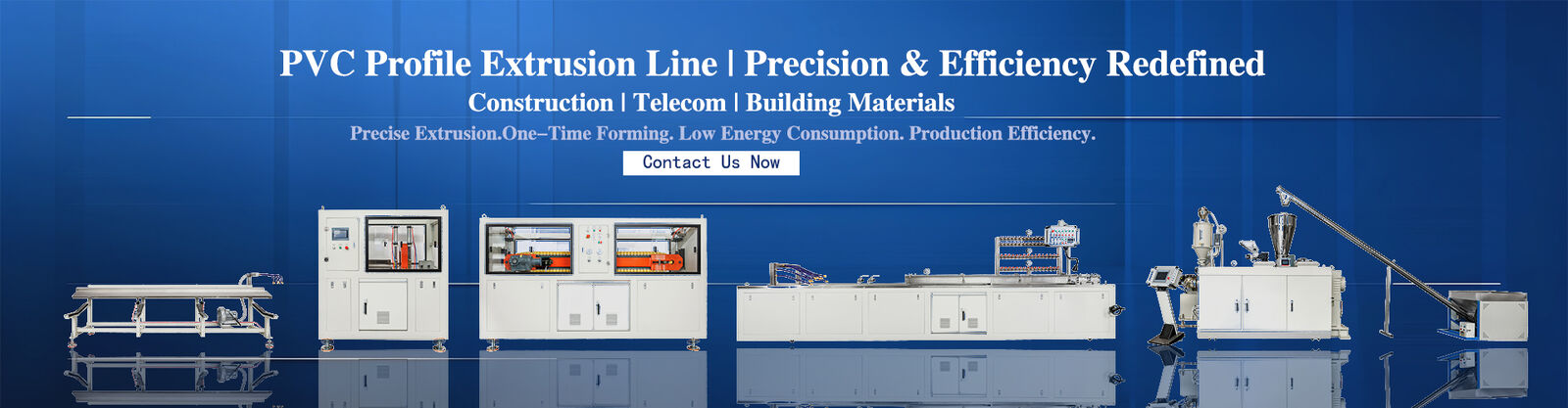 塩化ビニル管押出ライン