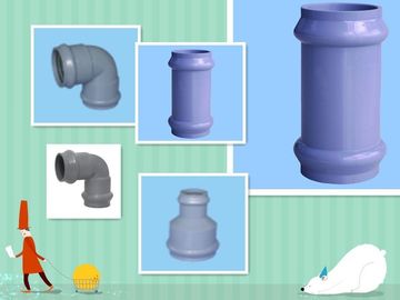 品質  Siemens Motor Pvc Extruder Machine , Twin Pipe Pvc Pipe Manufacturing Machine 工場