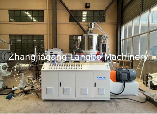 品質  Natural Gas Pe Pipe Production Line , Single Screw Extruder Hdpe Pipe Machine 工場