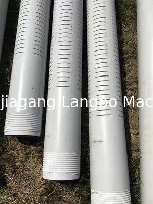 品質  Water Screen Pipe Making Machine Plastic Pipe Slotting Machine PVC Pipe Machine PVC PE Pipe Perforator Machine Pipe Production Machine 工場