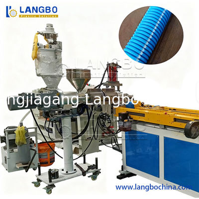 品質  16mm-63mm PE PP PA Single Wall Corrugated Pipe Machine 工場