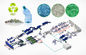 耐熱性プラスチック リサイクル ライン スマートなPLCの制御システム容易な操作