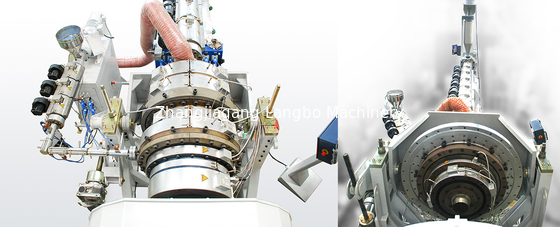 シングルスクリューエクストルーダー/エクストルーション 315mm-450mm PE HDPEパイプ製造機械