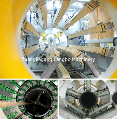 630mm PE パイプ製造機械 単回螺旋エクストルーダー