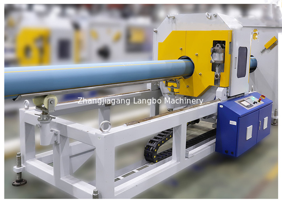 シングルスクリューエクストルーダー 1200mm PE HDPE プラスチックパイプ 一出力 プラスチックマシン