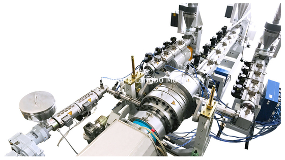 シングルスクリューエクストルーダー/エクストルーション 315mm-450mm PE HDPEパイプ製造機械