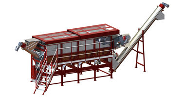 セリウム ペットびん洗浄ライン、1000KG/Hプロダクト速度のプラスチック リサイクル機械