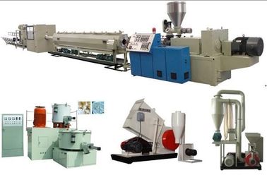 計算機制御ポリ塩化ビニールの管の放出ライン、機械を作る対ねじポリ塩化ビニールの管