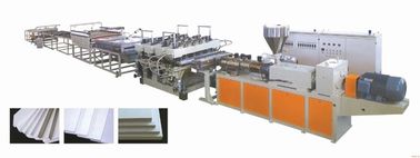 75KWポリ塩化ビニールの押出機機械、1220mmm幅ポリ塩化ビニールの泡板機械製造業者