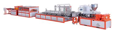 1220mmポリ塩化ビニールの泡板生産ライン、二重ねじプラスチック放出装置