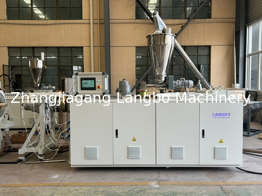 80/156 PVCパイプ製造ライン,対向回転式双螺旋挤出機