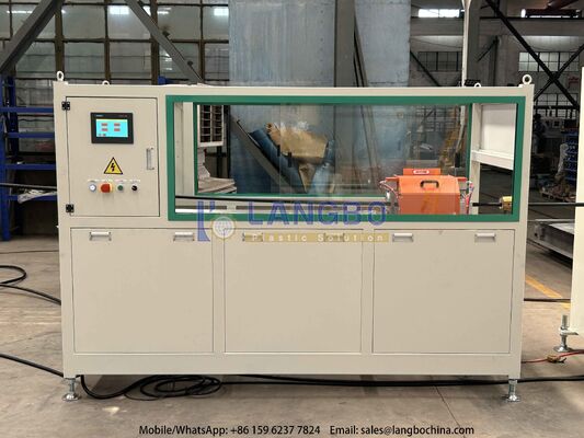 シメンスモーター付きのPE管庭管パイプエクストルーションマシン