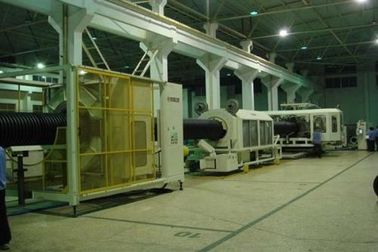 単一ねじPEの管の放出ライン、機械を作る高容量のPeの管