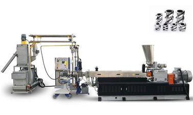 二重ねじ熱い切断ポリ塩化ビニールのペレタイジングを施す機械、プラスチック ペレタイジングを施す装置60KW