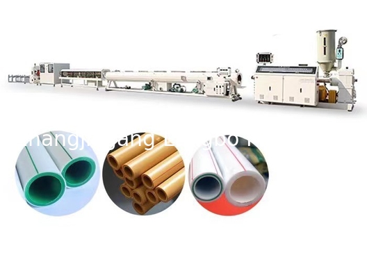 シングルスクリューPPRパイプエクストルーション生産ライン プラスチックエクストルーダー製造機械 PPRガラスファイバーパイプエクストルーション製造機械