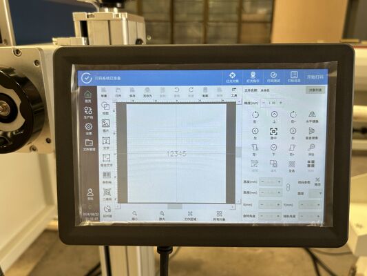 パイプフィッティングにカスタマイズ可能な印刷のためのUV-50Wレーザープリンター