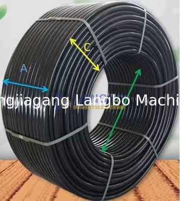 PEプラスチック波形管押出機用16mm～32mmパイプ巻取り機コイラー