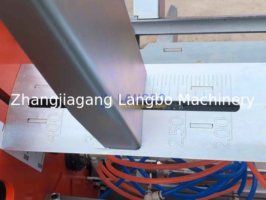 PE波付管押出機用パイプ巻取り機