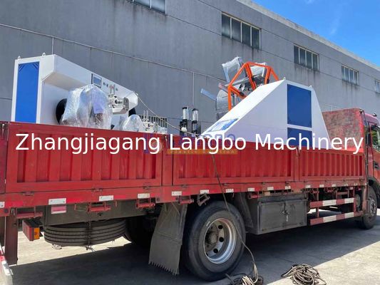 温水パイプPE自動巻取り装置 サーボ制御コイラー