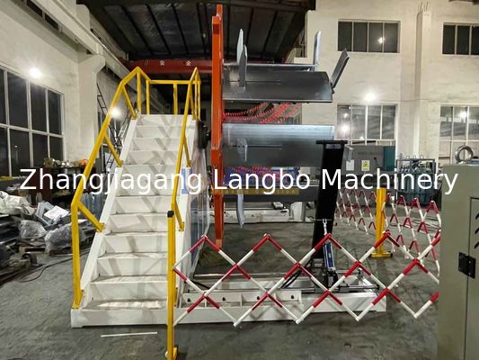 PE大直径パイプエクストルーションマシンのためのストラッピングマシンとプラスチックパイプローリングマシン