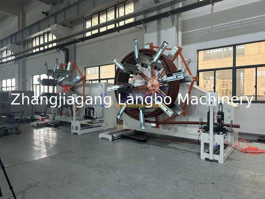 Single Disk Station Plastic Pipe Coiler