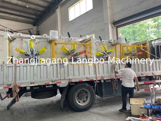 16-63mm HDPE / Pert / LDPE コイラー 完全自動 ダブル ディスク プラスチック ワインダー コーリング範囲 1600-3200mm
