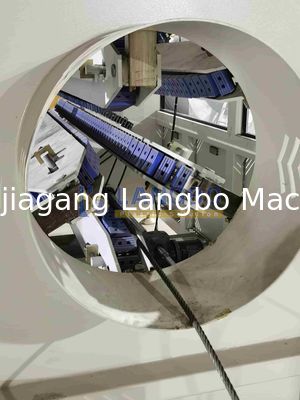 PVC HDPE PPR 排水管、下水管、電線管、ホースチューブ用のプラスチックパイプ押出成形機コニカル二軸スクリュー