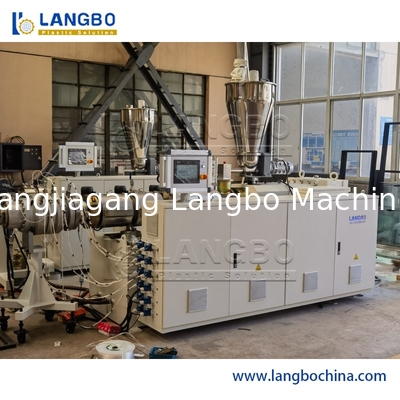 機械、ポリ塩化ビニールの管の押出機、円錐対ねじ押出機を作るポリ塩化ビニールの管