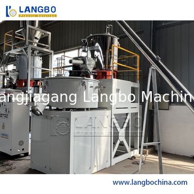 工業用PVC粉末 高速ミキサー 固いPVC化合物用 熱冷却システム