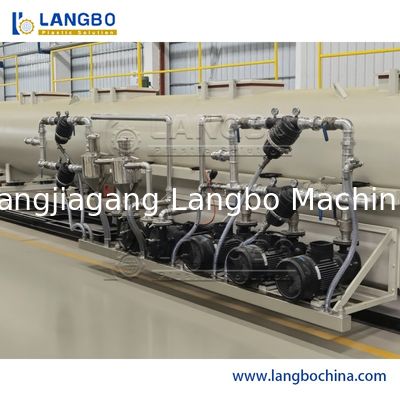 工業用双螺旋PVC/UPVC/CPVCパイプエクストルーションライン - 水,排水,電気管の生産