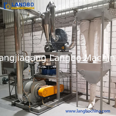 プラスチックのペレットリサイクル粉砕機