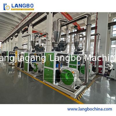 工場価格 PVC粒粉 プラスチック粉砕機 冷却システム付き