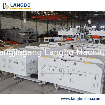 Single Screw Extruder Plastic Pipe R U Rentangle Square Shape Mould Belling Machine PVC Tube Expanding Socket Machine