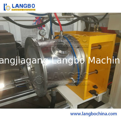 タッチスクリーン制御とシングルスクリューエクストルーダー付きの16~50mmの小型PVCパイプベルリングマシン