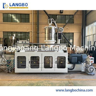 シングルスクロールエクストルーダーパイプ機械 PE HDPEパイプエクストルーション生産ライン