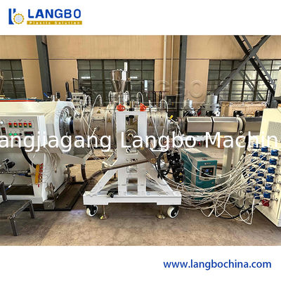 PEパイプエクストルーション生産ライン Co エクストルーションプラスチックエクストルーダーマシン