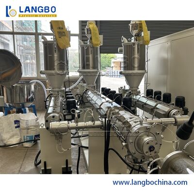 省エネの自動 16-63mm PPR パイプエクストルーション製造機