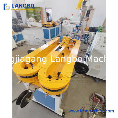 PP / PE Flexible Single Wall Corrugated Pipe Production Line Plastic Extruder Machine