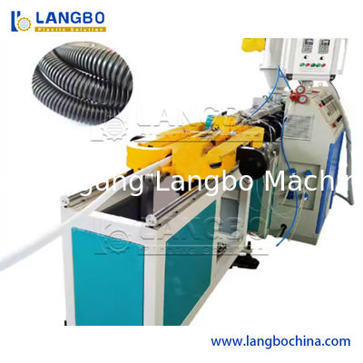 PVC PE PP High Speed Plastic Single Wall Corrugated Pipe Extruder Machine