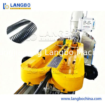 PVC PE PP High Speed Plastic Single Wall Corrugated Pipe Extruder Machine