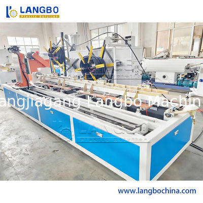 Automatic High Speed Plastic PP PE PVC Pipe Slotting Grooving-Cutting Machine
