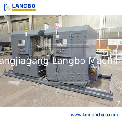 16~160mmのパイプと自動中心化のためのCNC/PLC制御付きのPVCパイプスレッドリングマシン