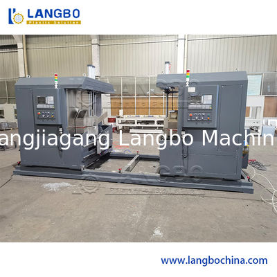 16-630mm プラスチックパイプエクストルージングラインのための完全自動CNC/PLC制御PVCパイプスレッド機械