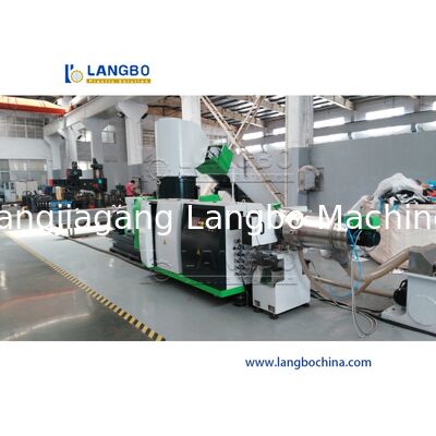 混合PET PP PE材料廃棄物用プラスチックリサイクル生産ライン CE三段階破砕洗浄乾燥造粒機