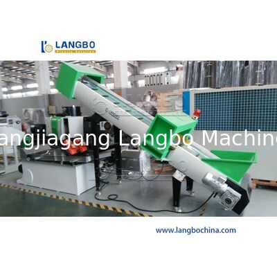 混合PET PP PE材料廃棄物用プラスチックリサイクル生産ライン CE三段階破砕洗浄乾燥造粒機