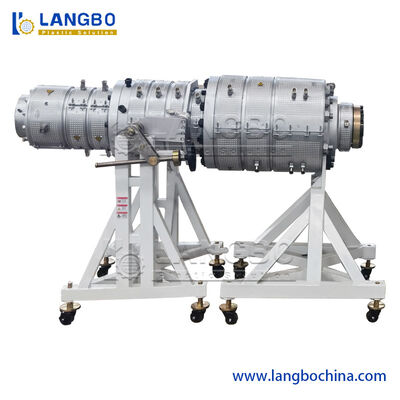 高容量の管の放出機械、機械を作る二重繊維ポリ塩化ビニールの管