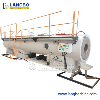 UPVC 75-250mmPVCパイプエクストルーションラインマシン 80/156エクストルーダー