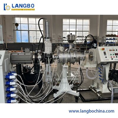 円錐PPRの管の放出ライン双生児ねじオンラインに管の重量のメーターで計ること