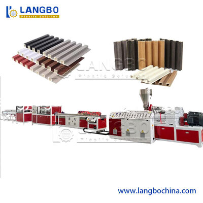 Bamboo and Wood Fiber Grating Board Ecological Wood Background Wall Panels Making Machine